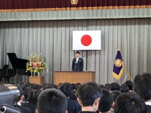 第141回　広島市立牛田小学校卒業式。