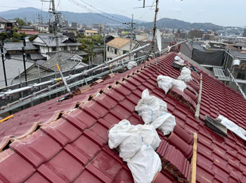 屋根の補修工事