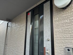 玄関ドアダイノックシート張り