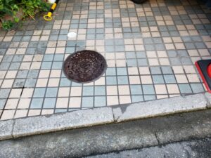 タイル張り補修完了