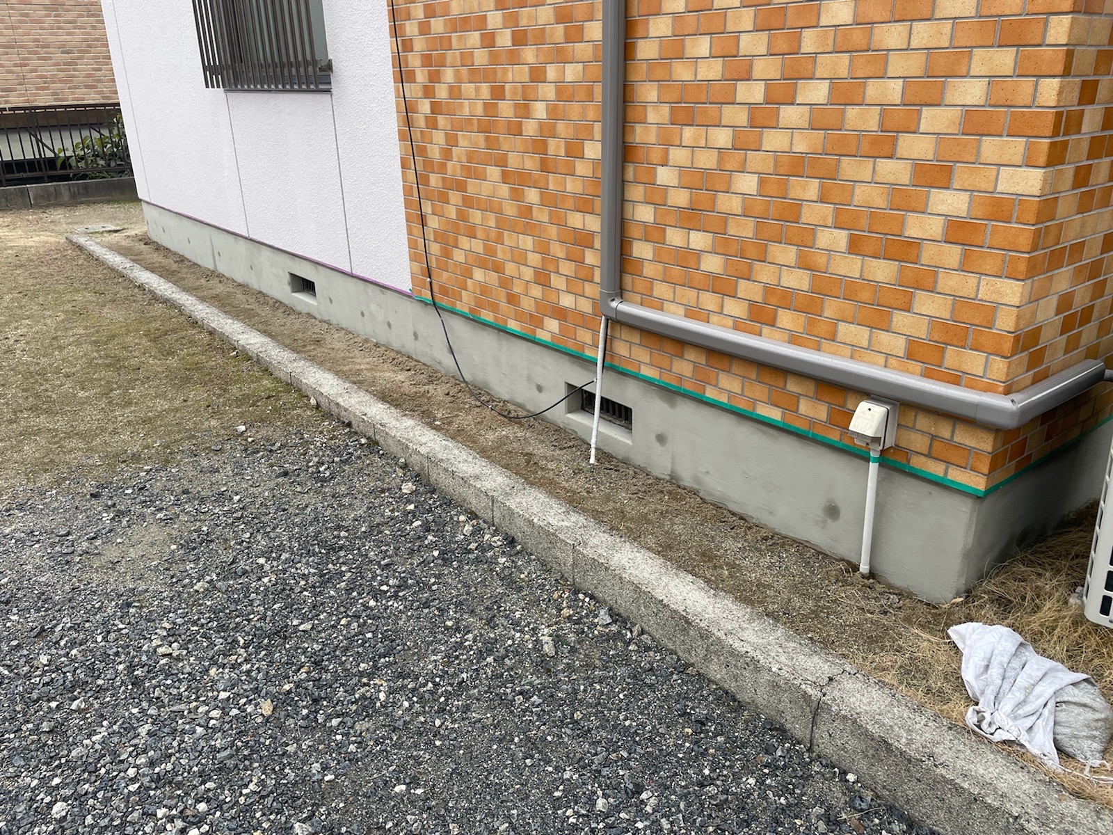塗装直後のスリムダクト