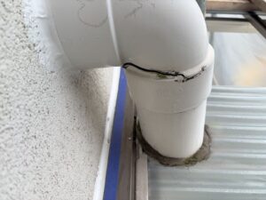 汚水配管の割れ