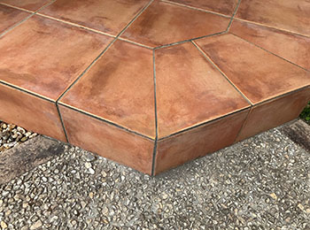 玄関タイルのリペア