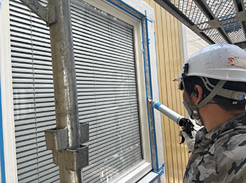 サッシ周りリーリング打ち替え