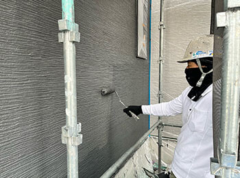 外壁上塗り
