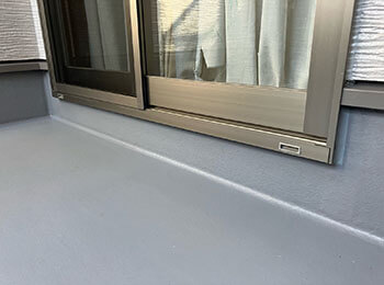 ベランダFRP防水完了