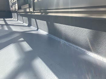 ベランダFRP防水完了