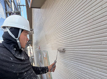 外壁中塗り