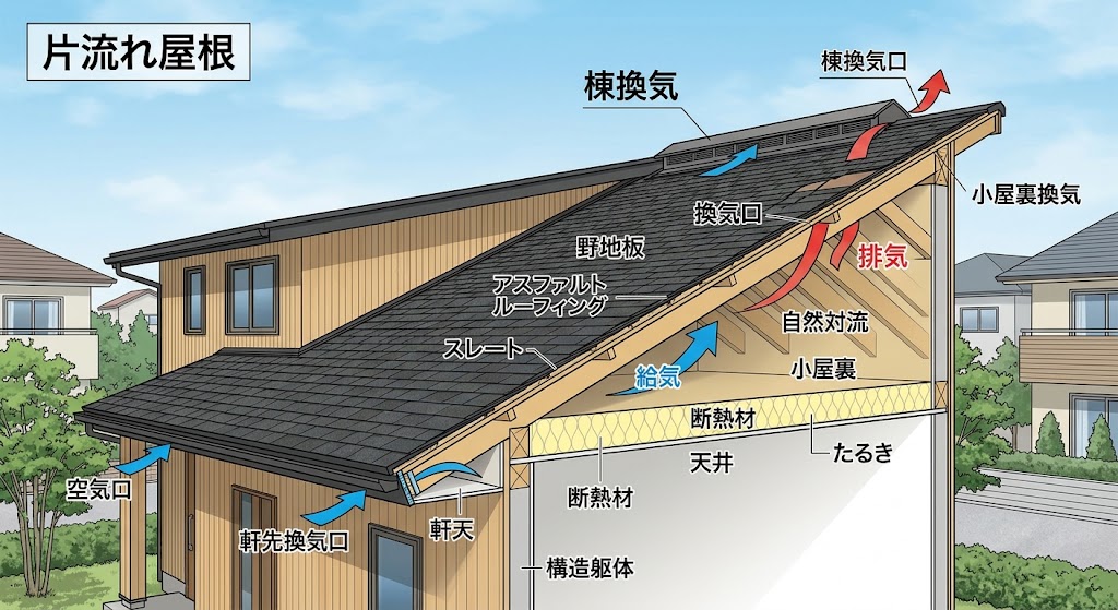軒ゼロ住宅の換気