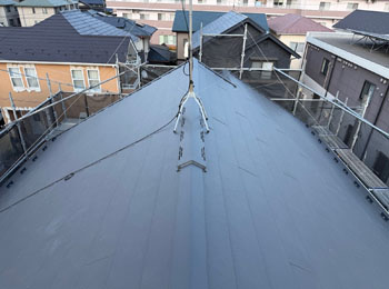 屋根葺き替え完了